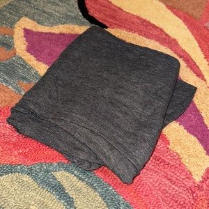American apparel grey knit infinity scarf